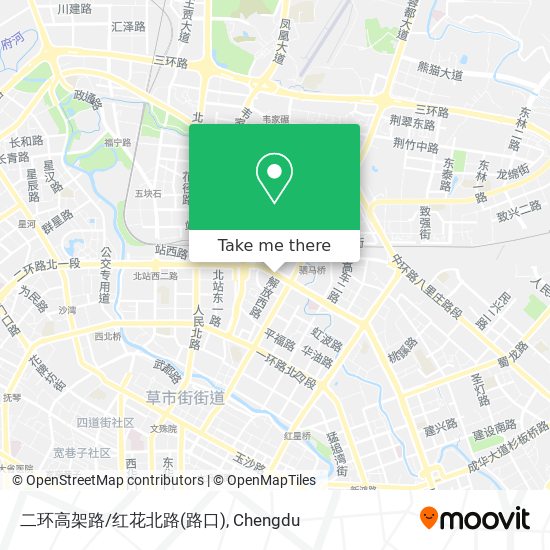 二环高架路/红花北路(路口) map
