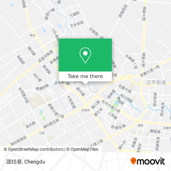 团结巷 map