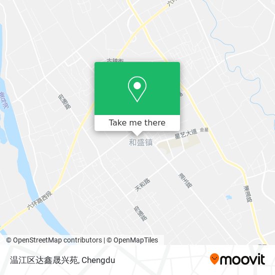 温江区达鑫晟兴苑 map