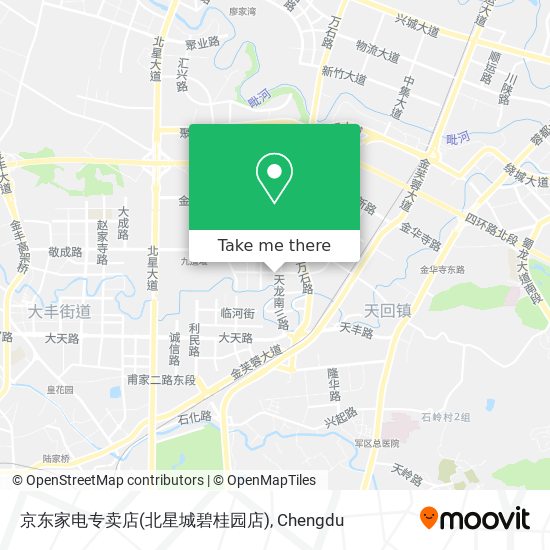 京东家电专卖店(北星城碧桂园店) map