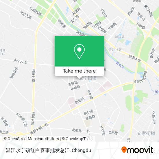 温江永宁镇红白喜事批发总汇 map
