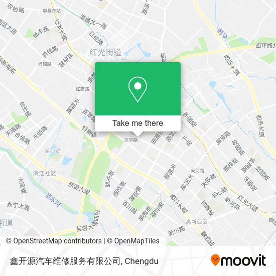 鑫开源汽车维修服务有限公司 map