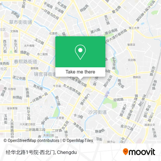 经华北路1号院-西北门 map