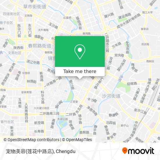 宠物美容(莲花中路店) map