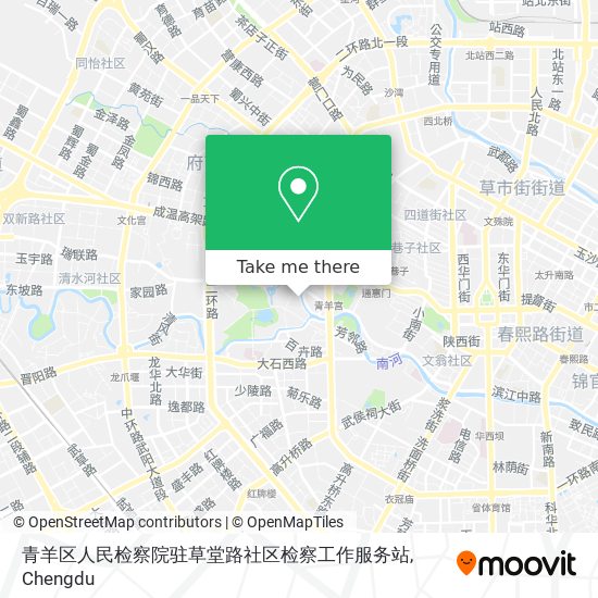 青羊区人民检察院驻草堂路社区检察工作服务站 map
