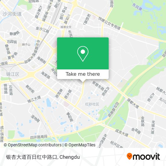 银杏大道百日红中路口 map