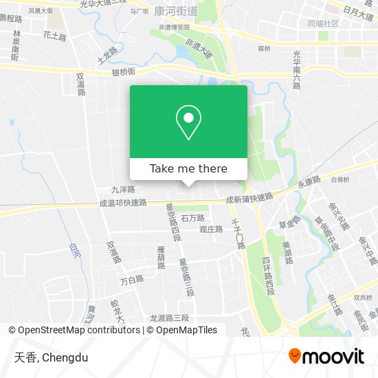 天香 map