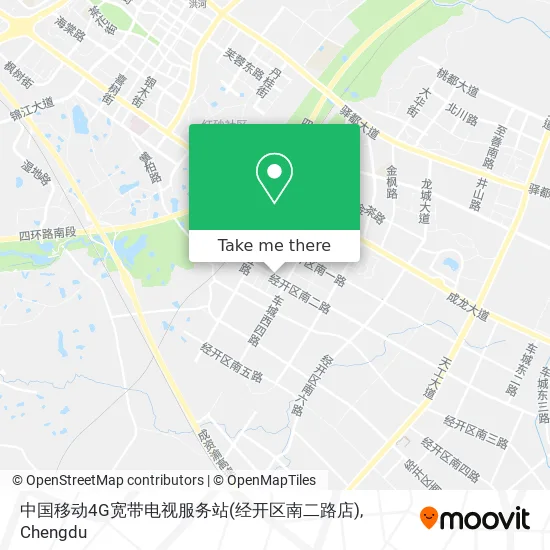 中国移动4G宽带电视服务站(经开区南二路店) map