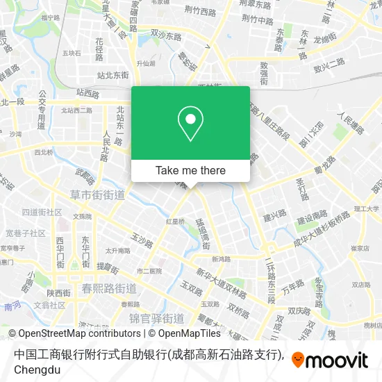 中国工商银行附行式自助银行(成都高新石油路支行) map