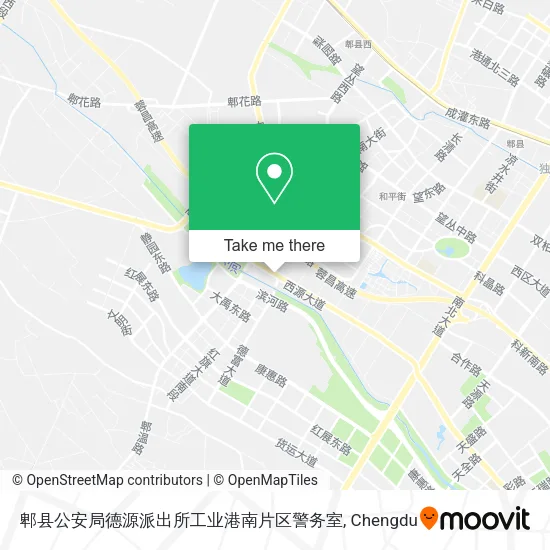 郫县公安局德源派出所工业港南片区警务室 map