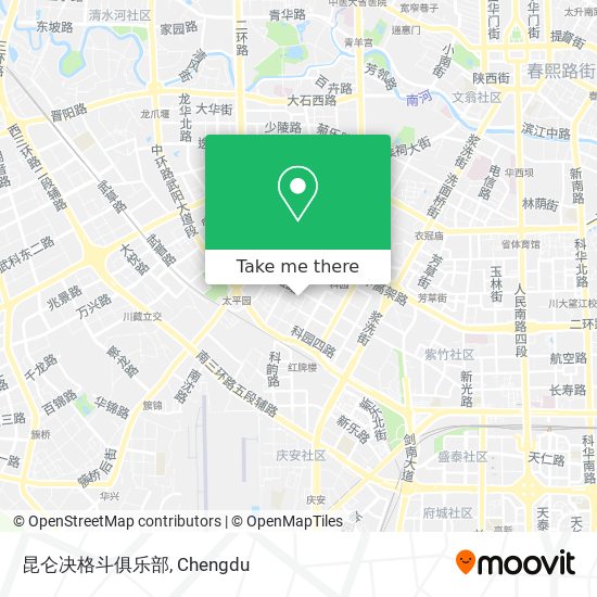 昆仑决格斗俱乐部 map