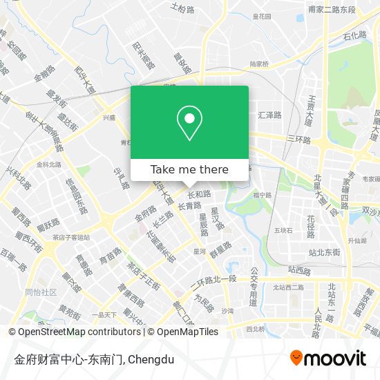 金府财富中心-东南门 map
