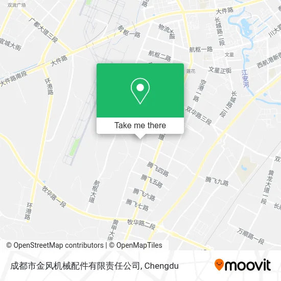 成都市金风机械配件有限责任公司 map