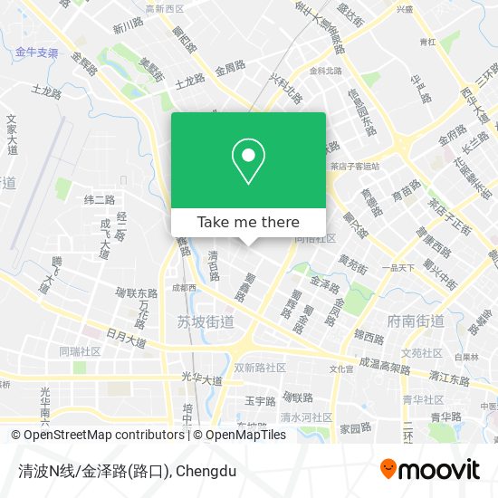 清波N线/金泽路(路口) map