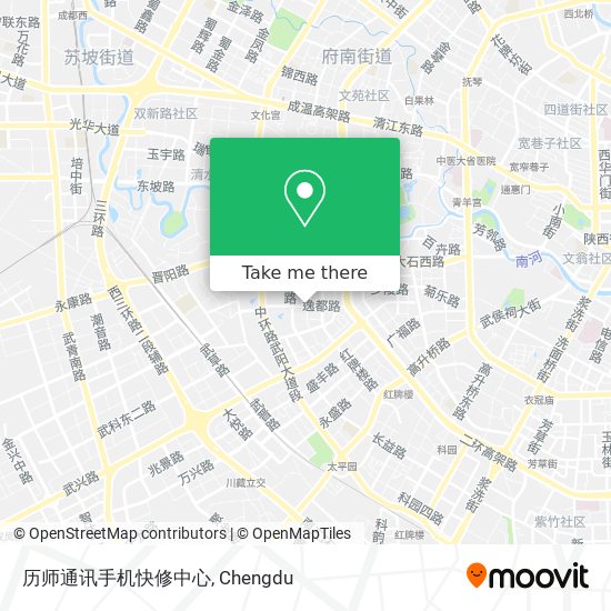 历师通讯手机快修中心 map