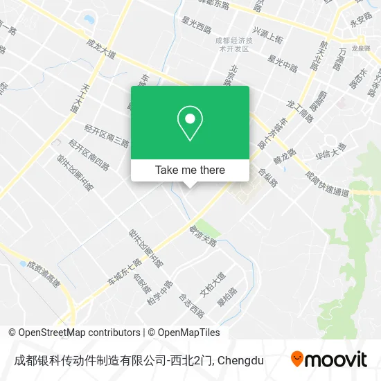 成都银科传动件制造有限公司-西北2门 map