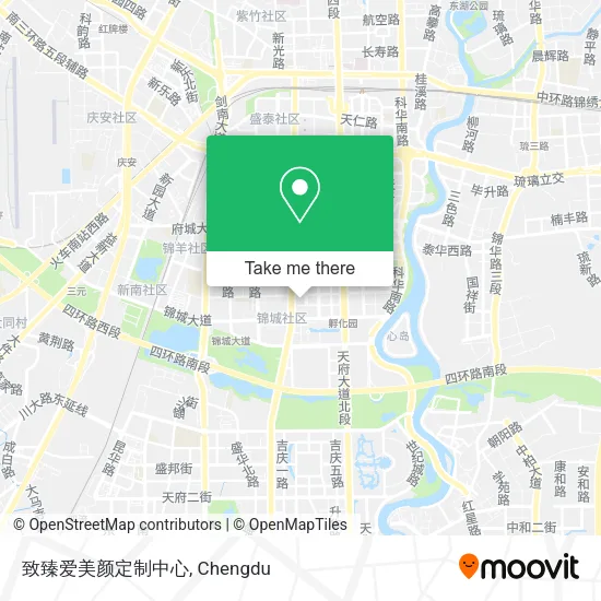 致臻爱美颜定制中心 map