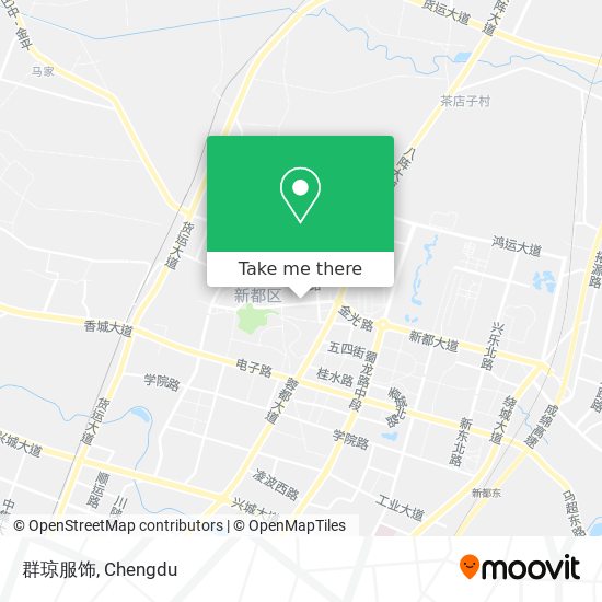 群琼服饰 map