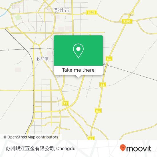 彭州岷江五金有限公司 map