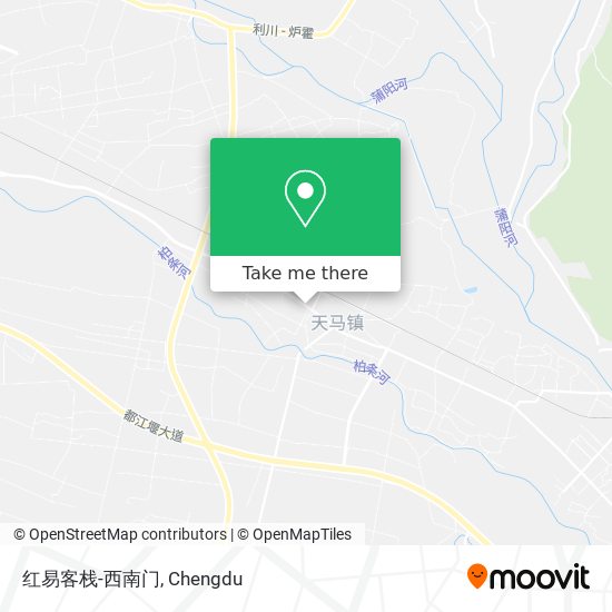 红易客栈-西南门 map