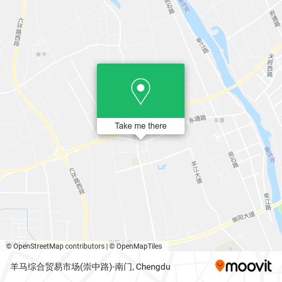 羊马综合贸易市场(崇中路)-南门 map