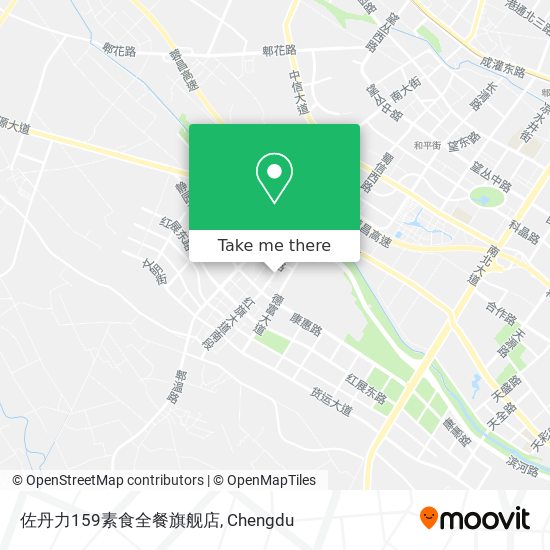 佐丹力159素食全餐旗舰店 map