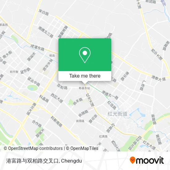 港富路与双柏路交叉口 map