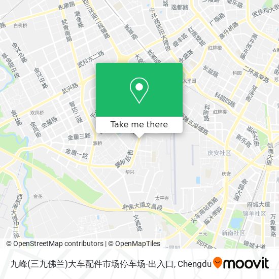 九峰(三九佛兰)大车配件市场停车场-出入口 map