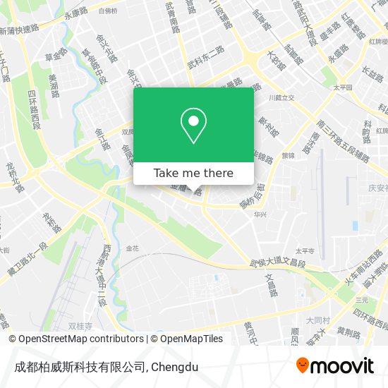 成都柏威斯科技有限公司 map