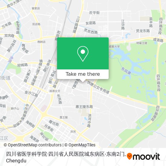 四川省医学科学院·四川省人民医院城东病区-东南2门 map