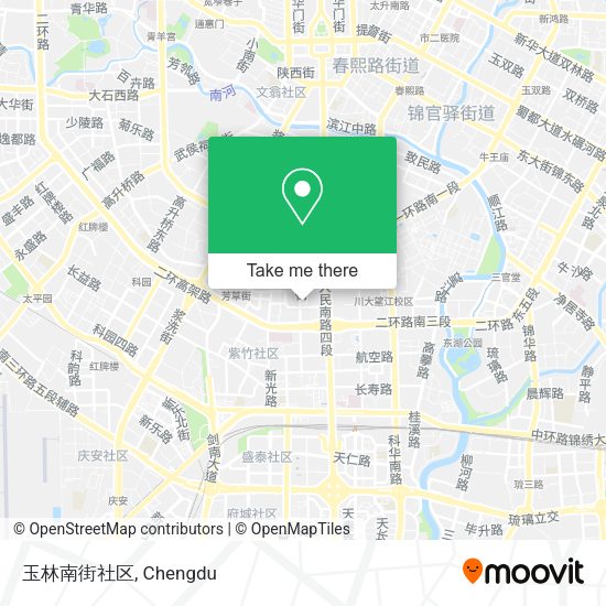 玉林南街社区 map