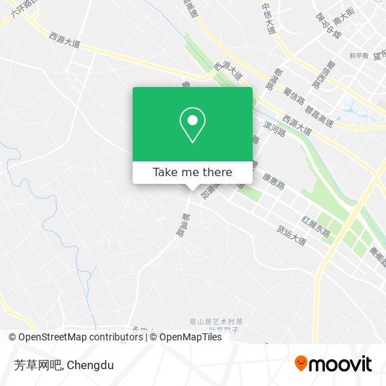 芳草网吧 map
