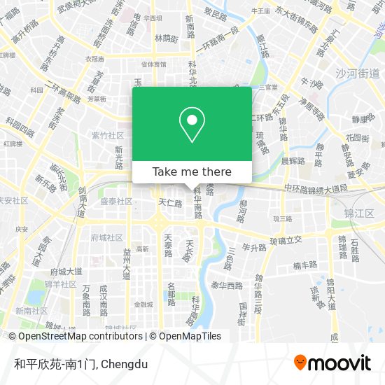 和平欣苑-南1门 map
