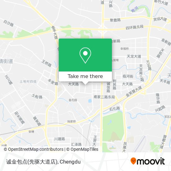 诚金包点(先驱大道店) map