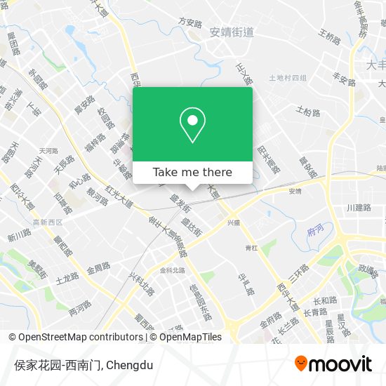 侯家花园-西南门 map