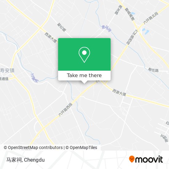 马家祠 map