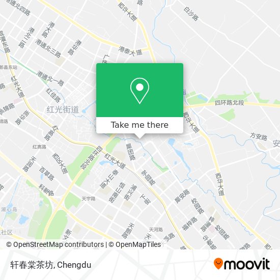 轩春棠茶坊 map