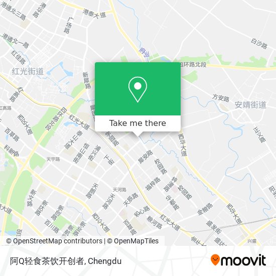 阿Q轻食茶饮开创者 map
