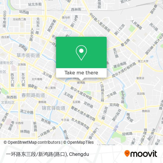 一环路东三段/新鸿路(路口) map