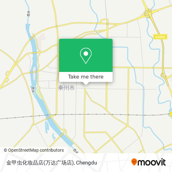 金甲虫化妆品店(万达广场店) map
