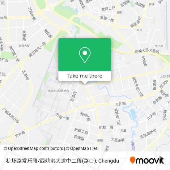 机场路常乐段/西航港大道中二段(路口) map
