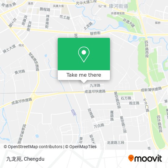 九龙苑 map