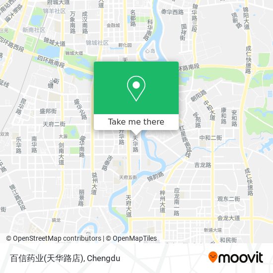 百信药业(天华路店) map