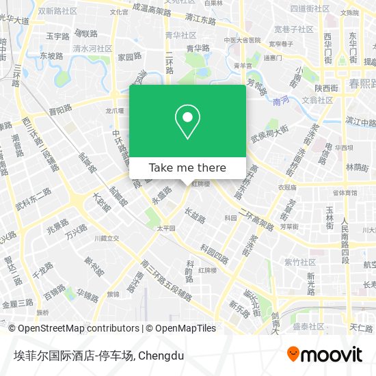 埃菲尔国际酒店-停车场 map