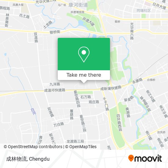 成林物流 map
