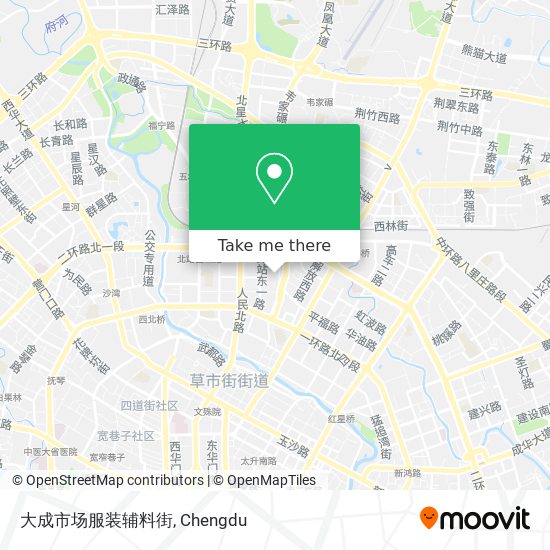 大成市场服装辅料街 map