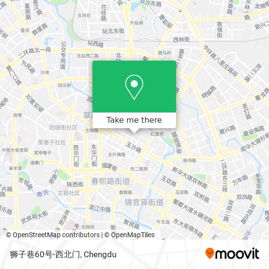狮子巷60号-西北门 map