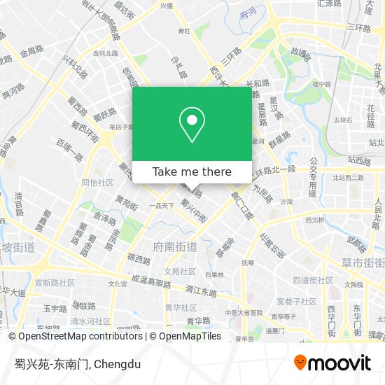 蜀兴苑-东南门 map