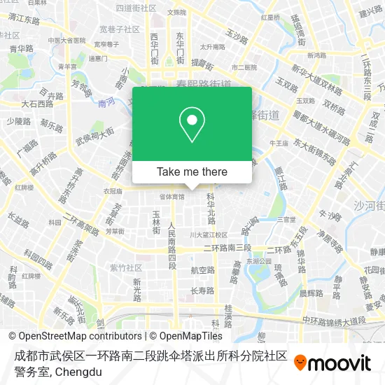 成都市武侯区一环路南二段跳伞塔派出所科分院社区警务室 map