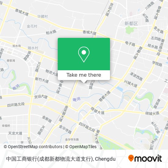 中国工商银行(成都新都物流大道支行) map
